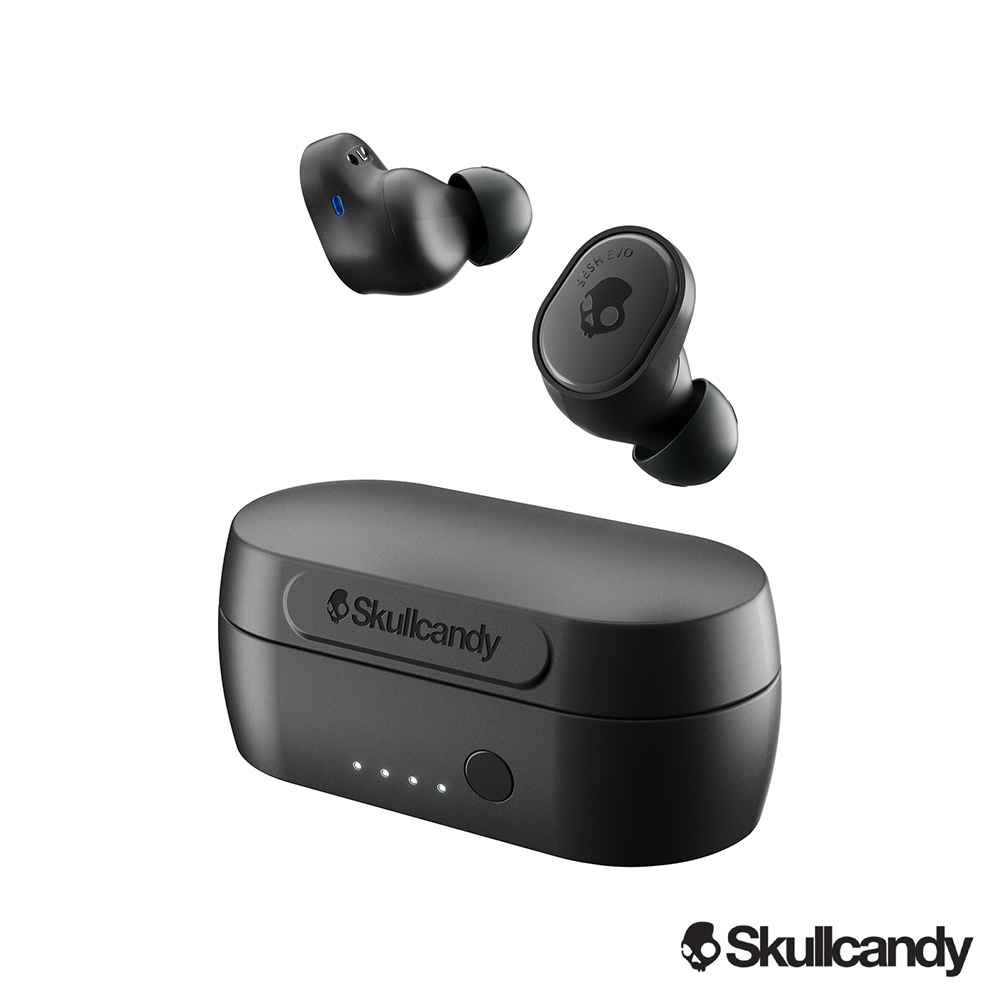 Skullcandy 骷髏糖 SESH EVO 真無線 藍牙耳機-黑色(275)