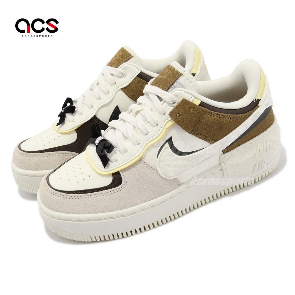 最安価格 24cm【新品】NIKE AIR 100 FORCE AF1 1 女鞋厚底增高白橘紫