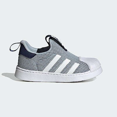 Adidas Superstar 360 I IF5914 小童 休閒鞋 運動 經典 三葉草 套穿式 網布 灰白