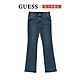 【GUESS】水洗刷色牛仔寬褲-藍 product thumbnail 1