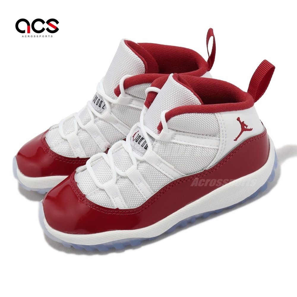 Nike Jordan 11 Retro TD 童鞋小童櫻桃紅白Cherry 11代AJ11 378040-116