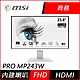 MSI微星 PRO MP243W 24型 FHD IPS商用螢幕 product thumbnail 1