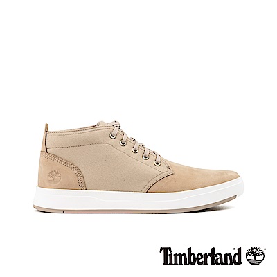 Timberland 男款灰褐色正絨面皮革休閒鞋|A1Y9P