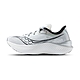 Saucony Endorphin Pro 3 女 白色 輕量 碳纖維板 競速 運動 慢跑鞋 S10755-11 product thumbnail 1