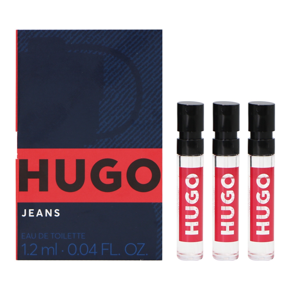 HUGO BOSS JEANS 丹寧男性淡香水 1.2ml 針管 *3入組