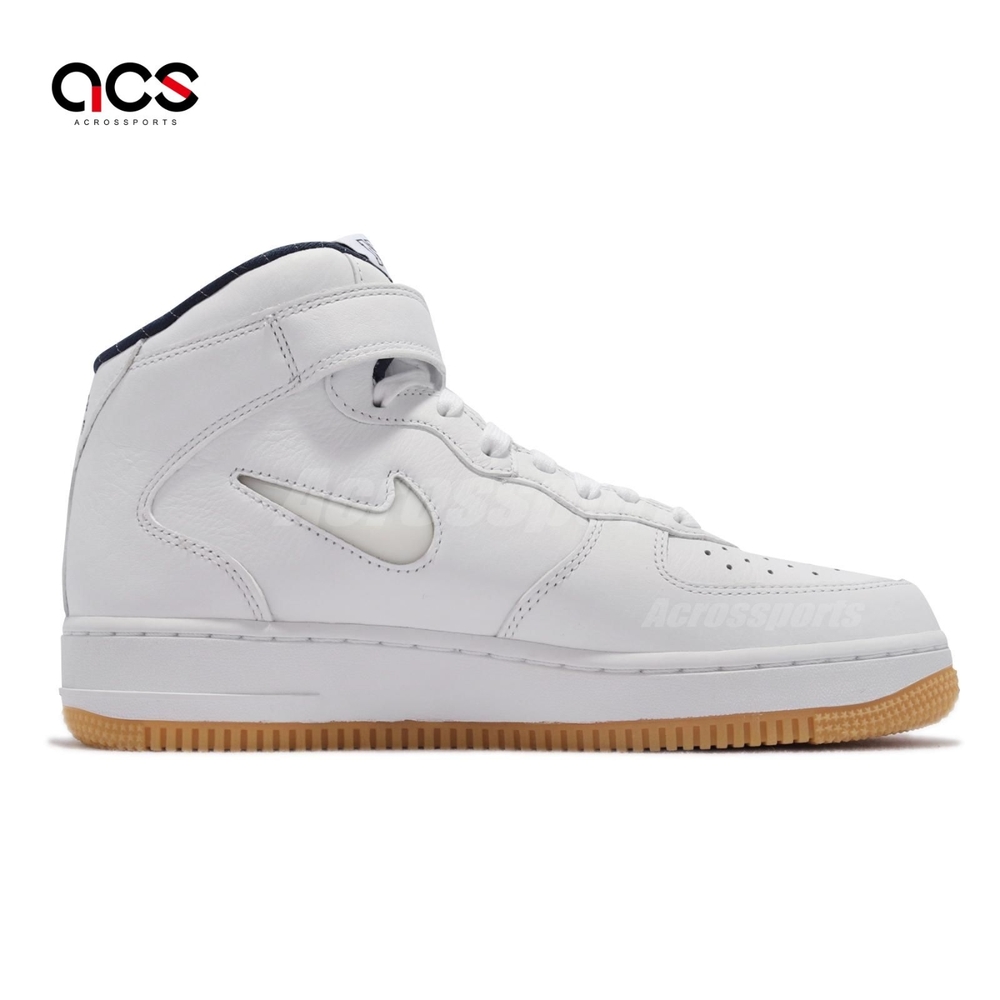 Nike 休閒鞋Air Force 1 Mid QS 男女鞋經典洋基隊紐約地鐵皮革情侶穿搭