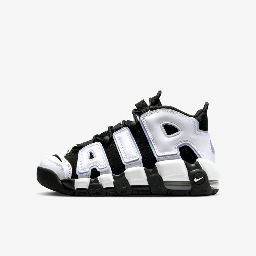 Nike Air More Uptempo GS [DQ6200-001] 大童休閒鞋經典復古大AIR 白黑