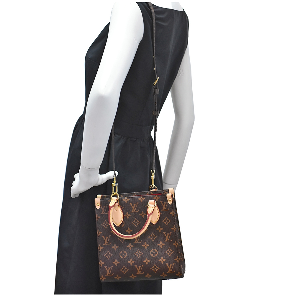 LOUIS VUITTON Handbag M45847 Sac Plat BB Monogram canvas Brown Women N –