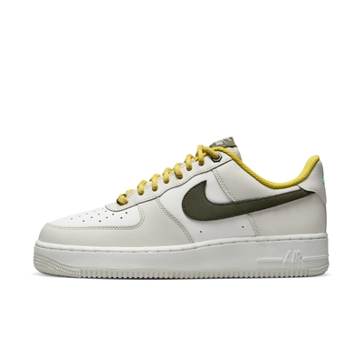 NIKE AIR FORCE 1 07 PRM 男休閒運動鞋-白黑黃-FV3628031