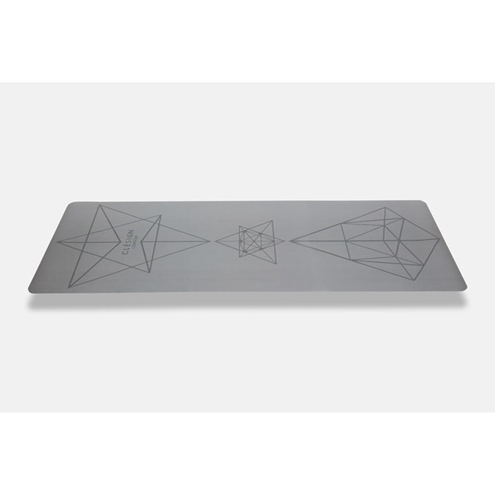 【Clesign】COCO Pro Yoga Mat 瑜珈墊 4.5mm - Pure Gray (椰子殼纖維添加)