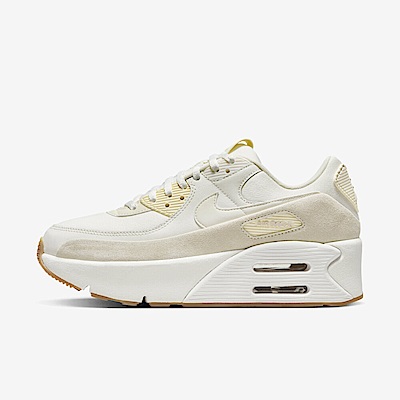 Nike Air Max 90 Lv8 [FD4328-100] 女 休閒鞋 運動 復古 雙層氣墊 緩震 厚底 米色