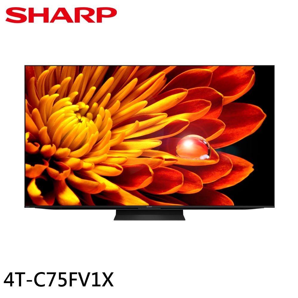 SHARP 夏普 75吋 AQUOS XLED 4K智慧聯網顯示器 螢幕 4T-C75FV1X