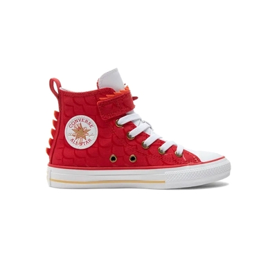 Converse Ctas 1V HI 女鞋 大童 紅色 新年 CNY 龍年 魔鬼氈 休閒鞋 A08703C