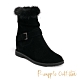 Pineapple Outfitter-BERIL 基本絨毛保暖釦環中筒靴-黑色 product thumbnail 1