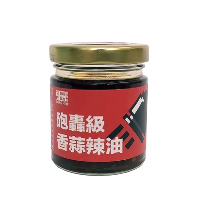 picky digger嚴選東和油廠 百年老店 砲轟級香蒜辣油 80g （五辛素）