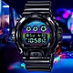 CASIO 卡西歐 G-SHOCK 虛擬彩虹電子腕錶 母親節 禮物 50mm / DW-6900RGB-1 product thumbnail 1