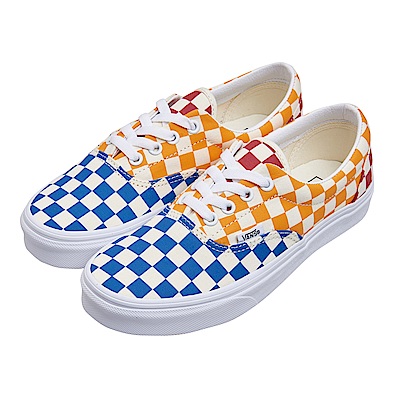 (男)VANS Era 撞色棋盤格綁帶休閒鞋VN0A38FRVLV