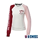 K-SWISS 2 Colors SL Sweatshirt拉克蘭長袖上衣-女-米白/蜜桃粉 product thumbnail 1