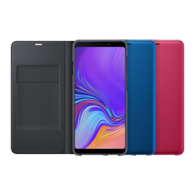 SAMSUNG Galaxy A9 (2018) 原廠翻頁式皮套 (台灣公司貨)