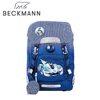 Beckmann-兒童護脊書包22L-藍色賽車