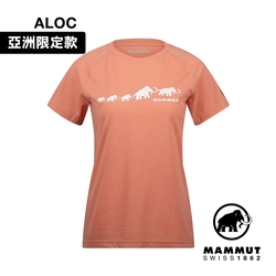 【Mammut長毛象】QD Logo Print T-Shirt AF Women 快乾LOGO短袖T恤 女款 石英粉PRT3 #1017-02022