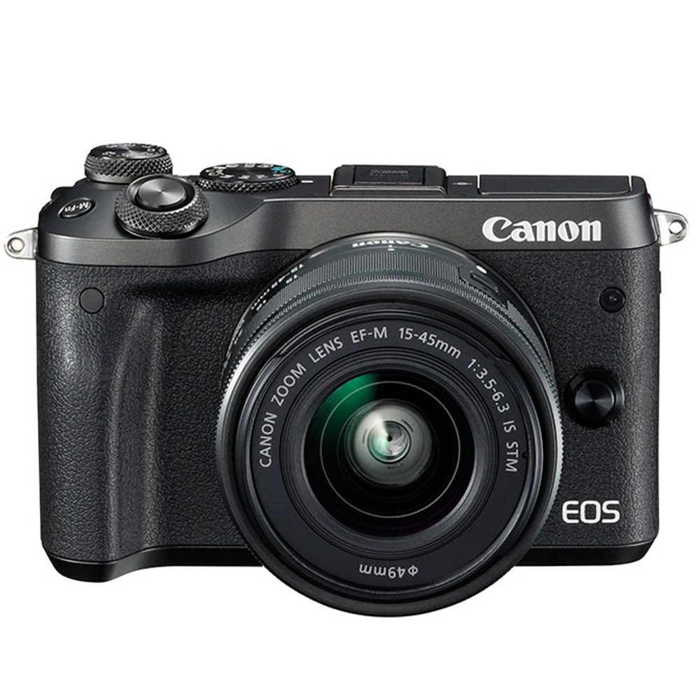 □美品□ Canon EOS M6 + EF-M15-45 IS STM-