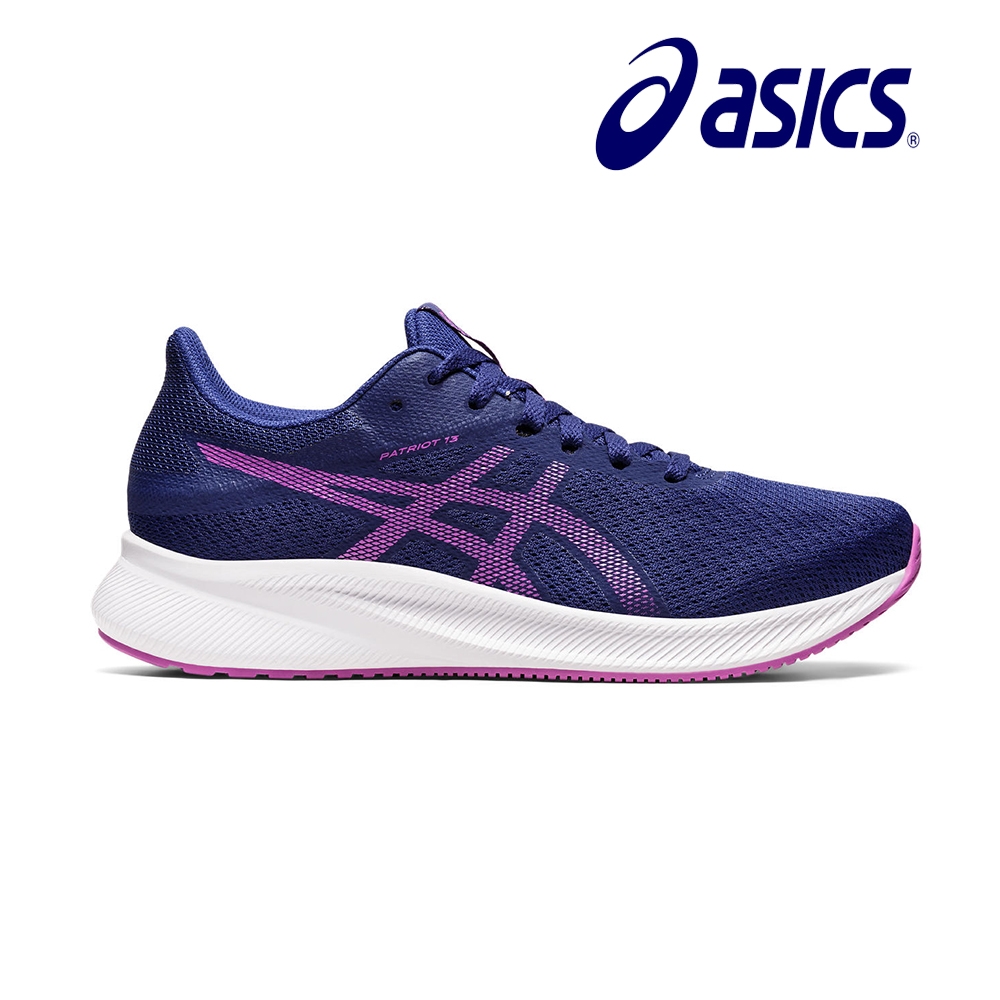 【asics 亞瑟士】PATRIOT 13 女慢跑鞋 藍紫色 休閒 輕量 緩衝(1012B312-401)