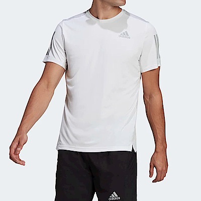 Adidas Own The Run Tee [HB7444] 男 T恤 運動 慢跑 休閒 吸濕 排汗 短袖 上衣 白