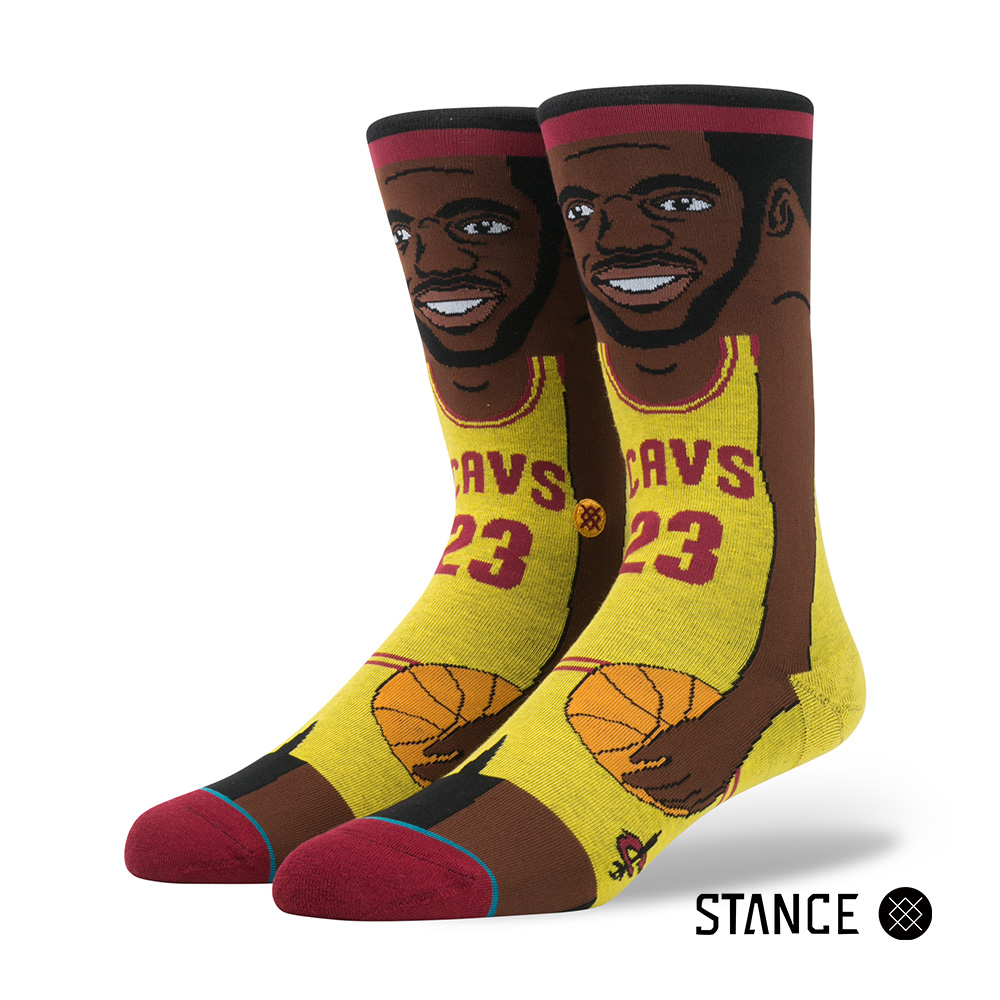 STANCE L. JAMES-男襪-NBA卡通襪