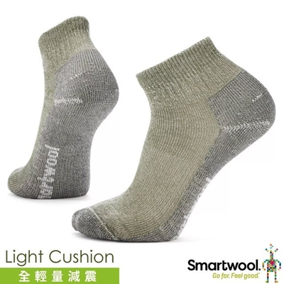 【SmartWool】美麗諾羊毛 Merino Wool 全輕量減震徒步低筒襪(2雙入)_SW002198-D11 軍風橄綠