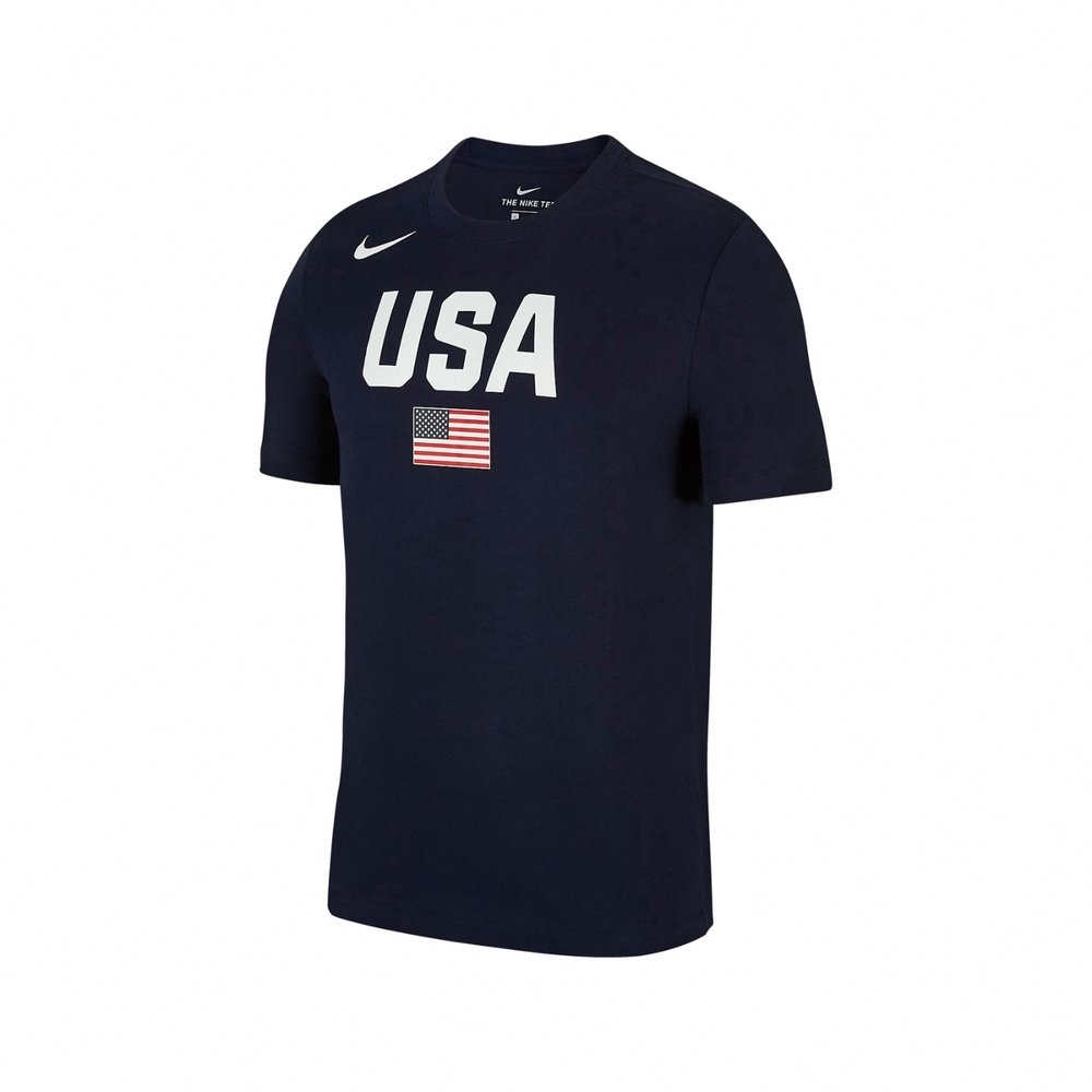 Nike 短袖 USAB Dri-FIT 男款 深藍 短T 美國隊 排汗 速乾 籃球 上衣 AV4352-451
