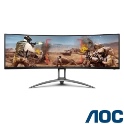 AOC AG493UCX 49型 5K 32:9 HDR超寬曲面電競螢幕