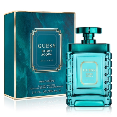 GUESS 藍海香頌男性淡香水100ml-原廠公司貨