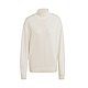 Adidas Knit Jumper II8046 女 長袖 上衣 針織 高領 休閒 復古 寬鬆 舒適 三葉草 米白 product thumbnail 1
