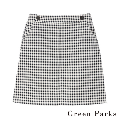 Green Parks  斜紋布迷你裙