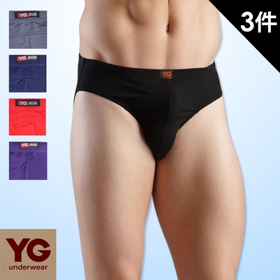 【YG】柔纖彈性新潮褲(三件組)-混色隨機