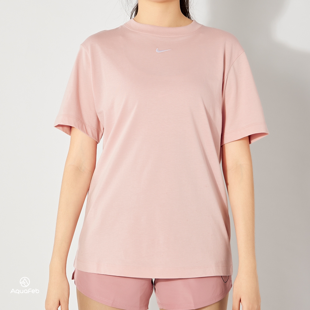 Nike NSW Essential Tee 女款 粉色 小勾 運動 T恤 短袖 DH4256-631