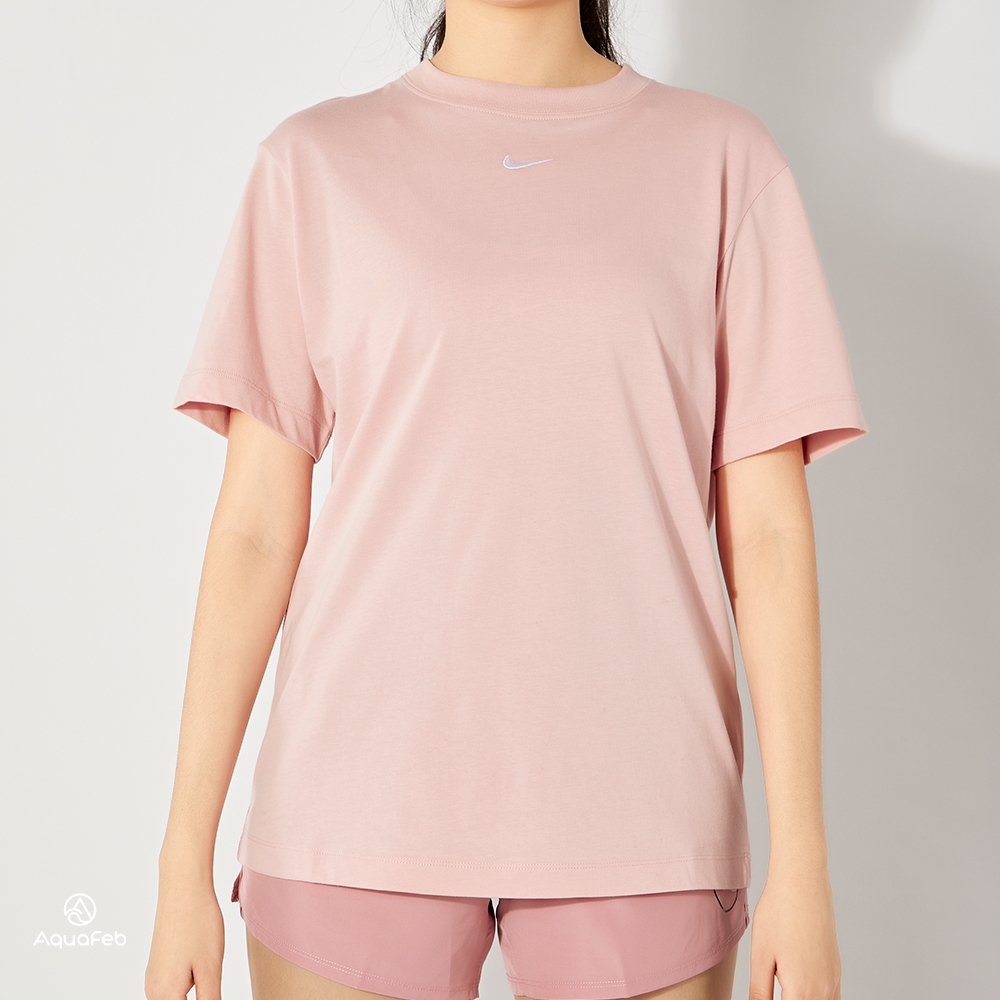 Nike NSW Essential Tee 女款 粉色 小勾 運動 T恤 短袖 DH4256-631 product image 1