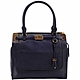 Michael Kors Blake Satchel 鎖釦帶荔紋鹿皮手提公文包(黑色) product thumbnail 1