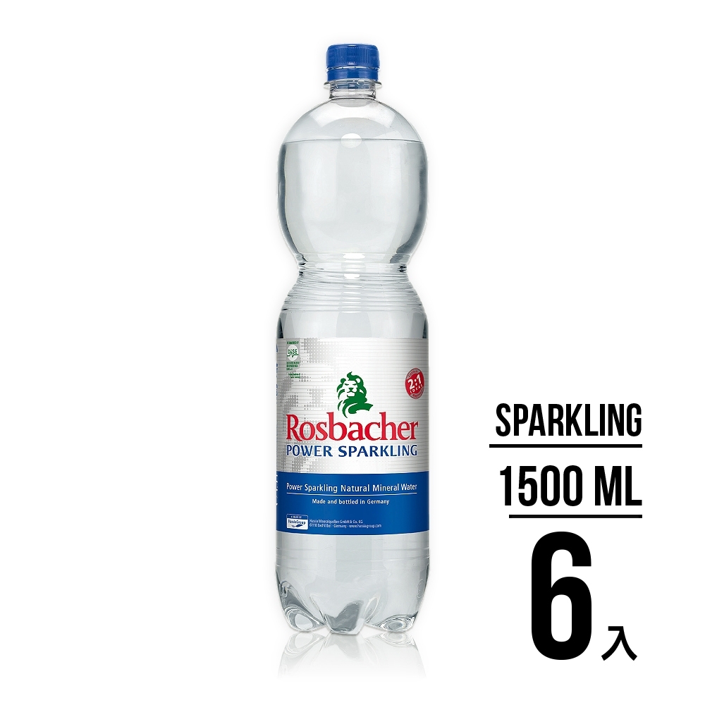 699免運-ROSBACHER氣泡礦泉水(1500mlx6瓶)