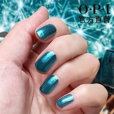 OPI 藍綠色節慶 類光繚指甲油-HRP18．小銀蓋/如膠似漆寶石宣言系列指彩/美甲彩繪/官方直營