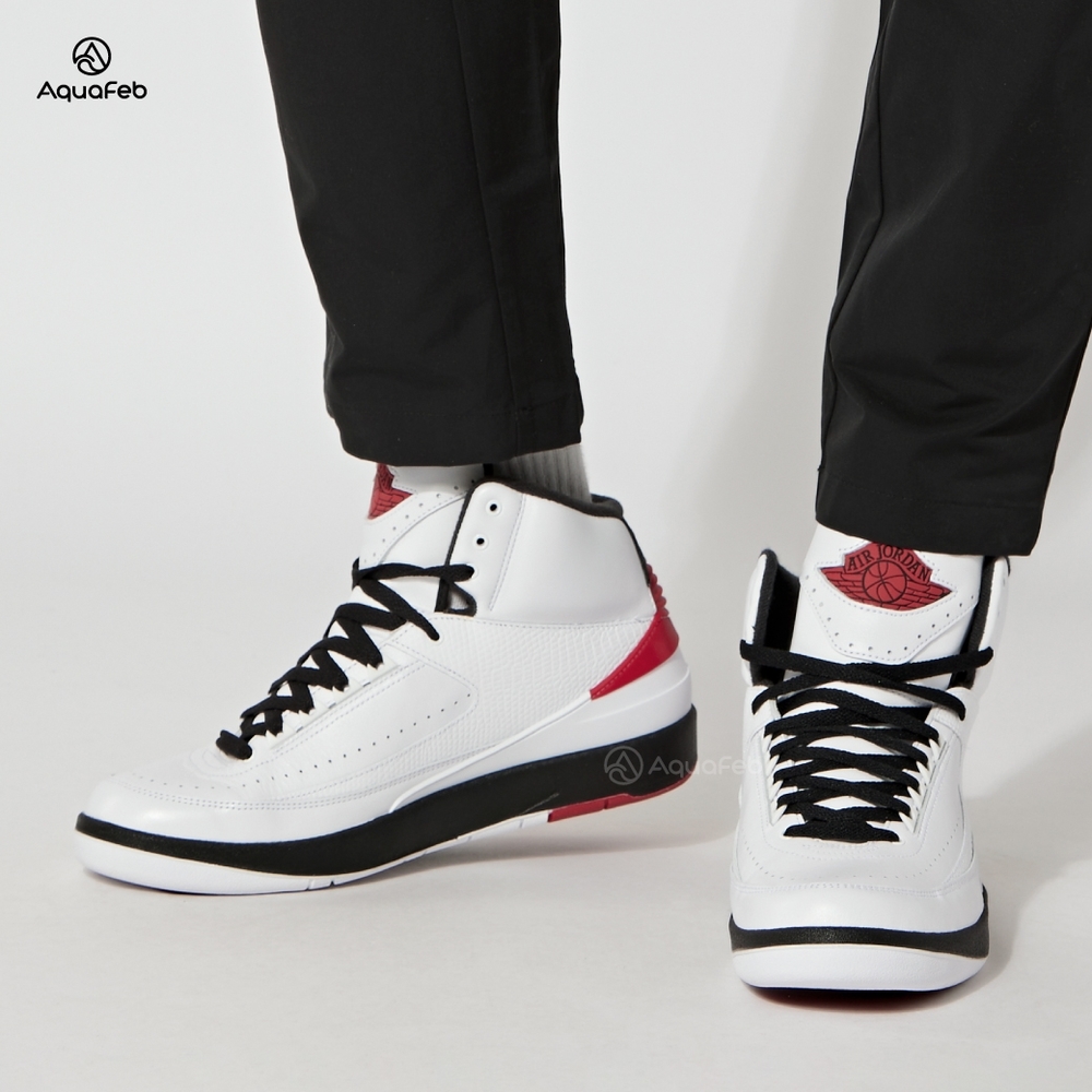Nike Air Jordan 2 Retro Chicago 男鞋白色OG 芝加哥經典運動籃球鞋