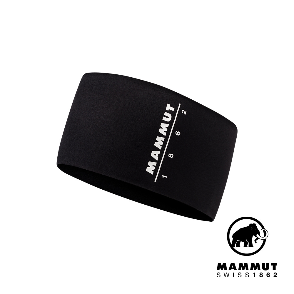 【Mammut】Aenergy Headband 輕量彈性快乾頭帶 黑色 #1191-00481