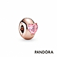 【Pandora官方直營】粉紅心形單石固釦-絕版品 product thumbnail 1