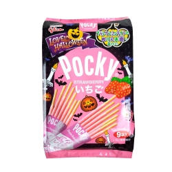 Pocky 格力高9袋入百琪草莓棒-萬聖節版(122.4g)