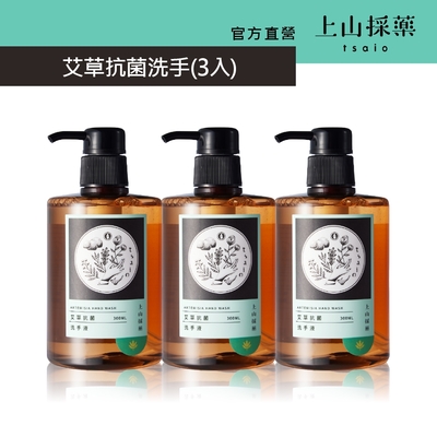 tsaio上山採藥 艾草抗菌洗手液300ml(3入)