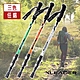 Leader X Hiking輕量登山杖 7075鋁合金外鎖快扣三節杖 附杖尖阻泥板(三色任選) product thumbnail 1