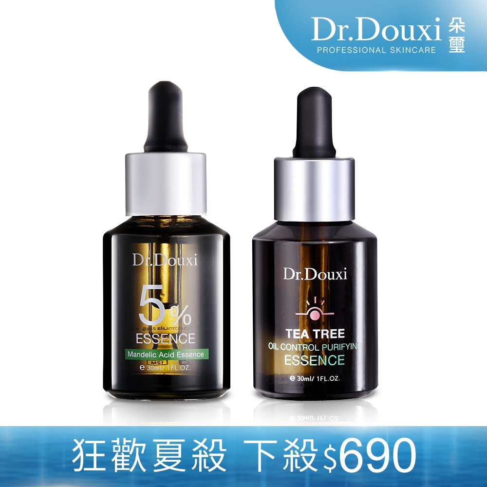 Dr.Douxi朵璽 茶樹控油淨化凝露30ml+杏仁酸精華液5% 30ml