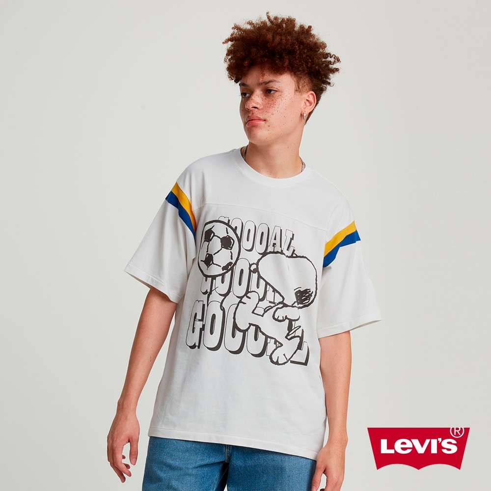 Levis X Snoopy sport限量聯名 男款 短袖T恤 史努比射門 GOAL