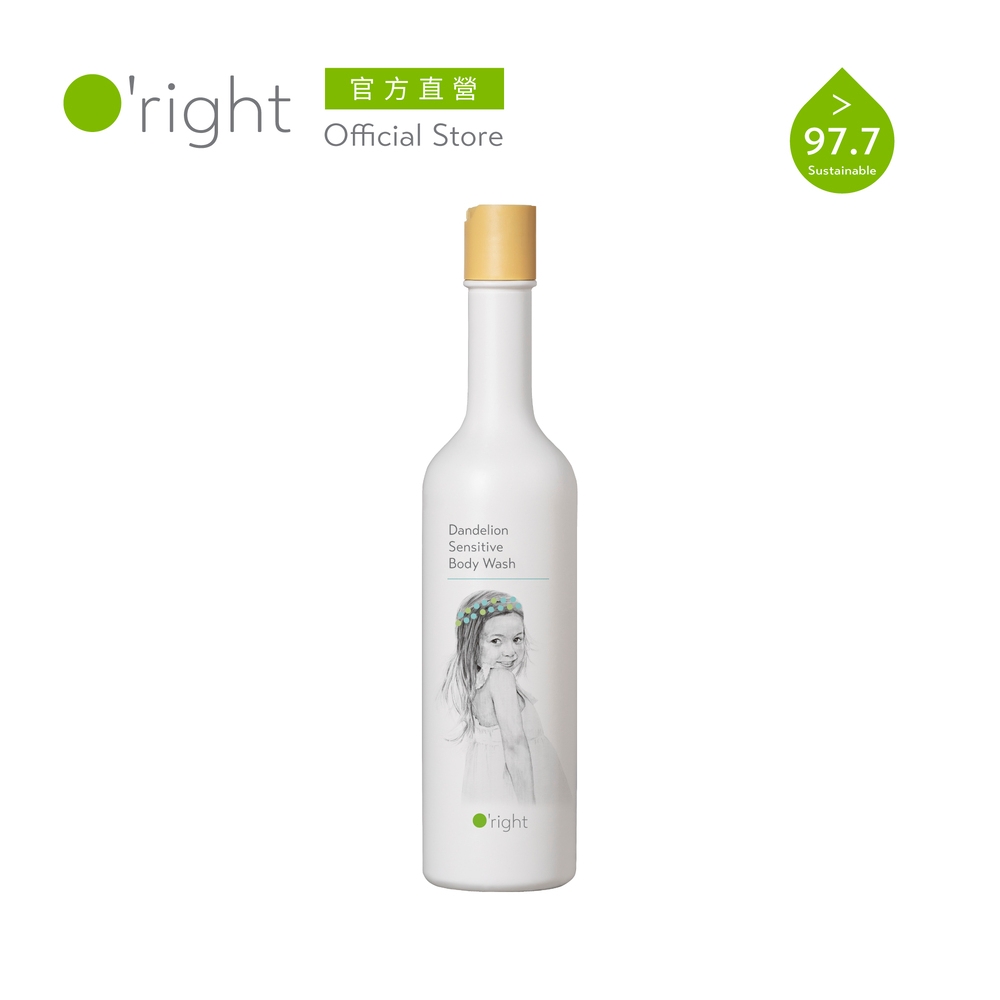 O'right 歐萊德 蒲公英兒童溫和沐浴乳400ml (兒童、失衡肌膚)